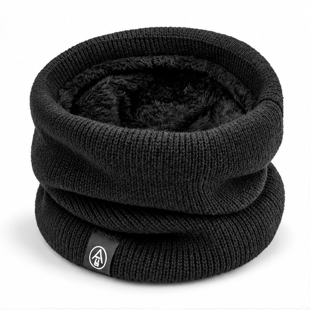 ❄️ Winter Fleece-Lined Neck Warmer – Soft Knit Thermal Neck Gaiter for Skiing, Snowboarding & Cold Weather