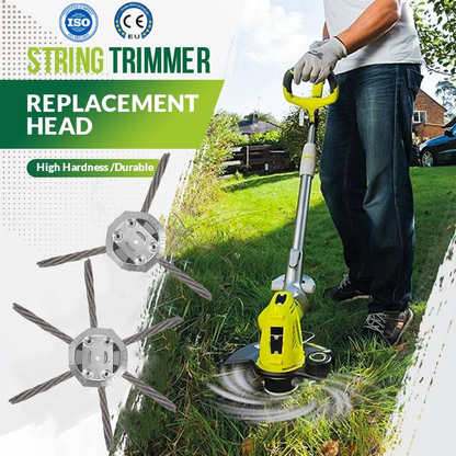 🔥Last Day 49% OFF👨‍🌾6-Inch Steel Wire Brush Cutter Head – Heavy-Duty Rotary Weed Trimmer Attachment for Cordless Electric String Trimmers (5mm Bore) | Ideal for Moss, Rust, and Weed Removal