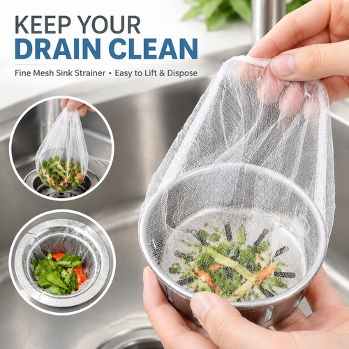 Sink Strainer Bags – 100 Pack