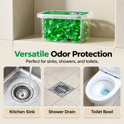 Bio-Enzyme Drain Care Pods household drain care