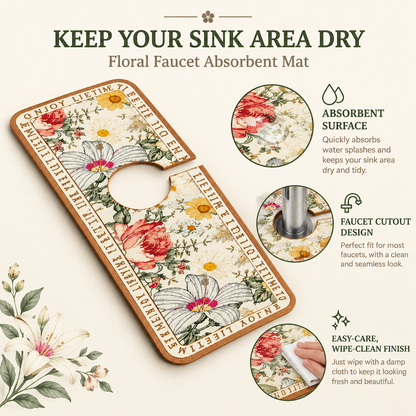 Faucet Absorbent Mat