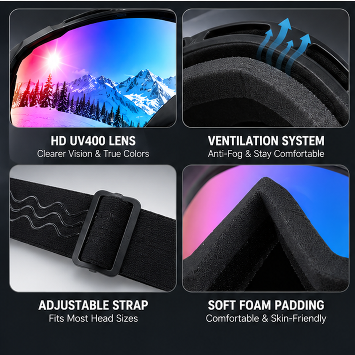 ❄️ Ski Goggles – See the Snow, Feel the Adventure! 🎿