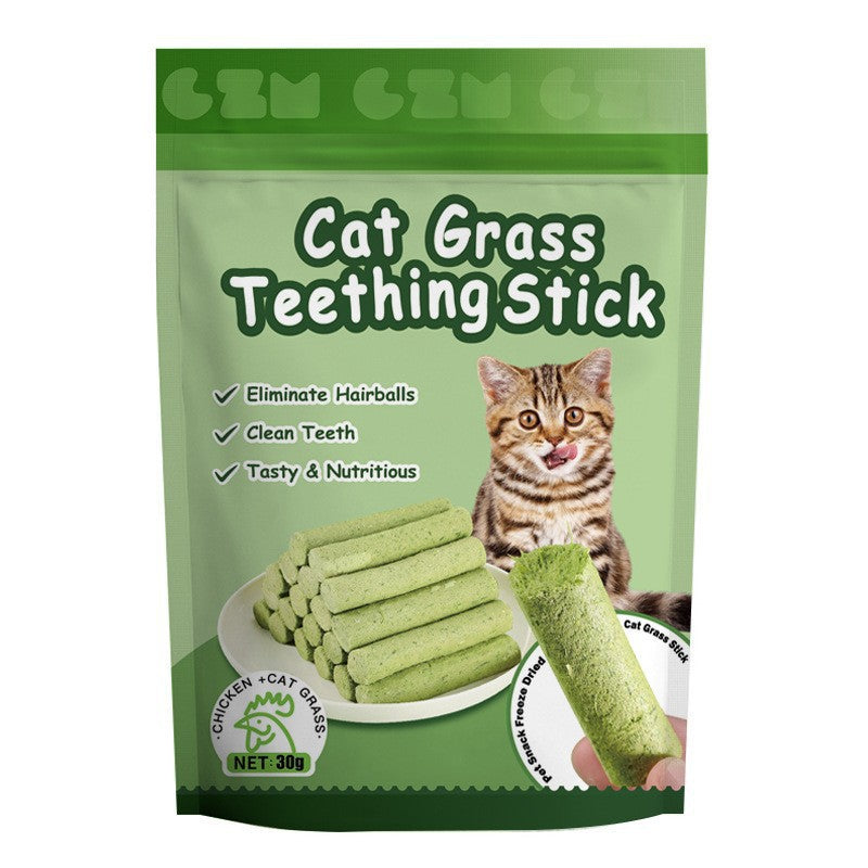 Pawzioo Cat Grass Teething Stick