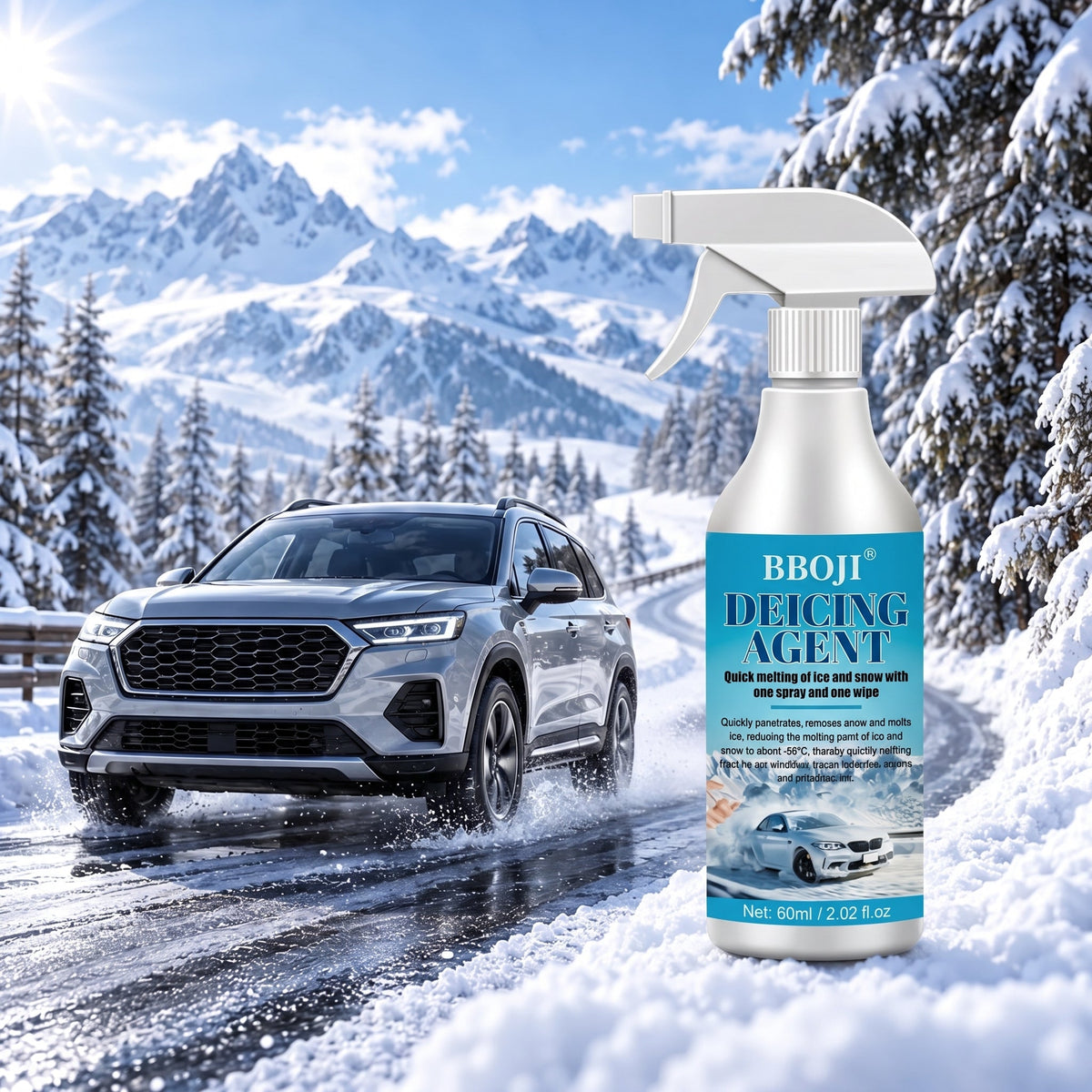 🔥NEW YEAR SALE - BUY 1 GET 1 FREE!!⚡50K+ SOLD❄️BBOJI® Powerful De-icing Spray for Car