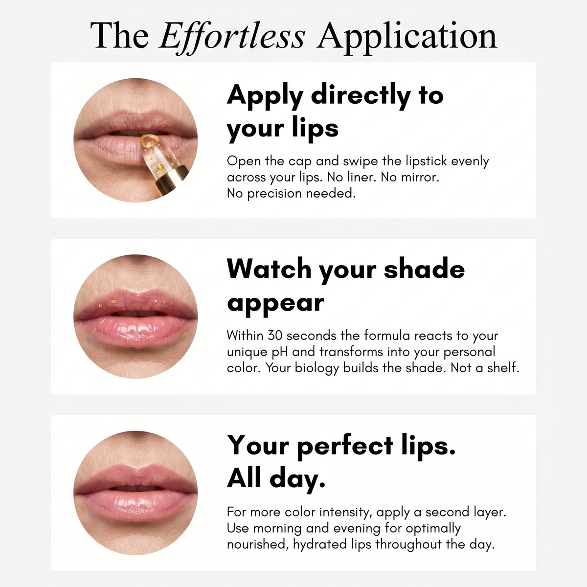 Color Changing pH Lipstick – Your Unique Pink Shade